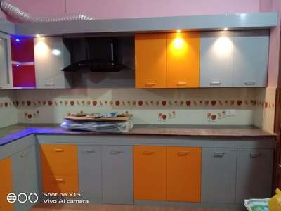 Kitchen, Lighting, Storage Designs by Interior Designer santhosh S, Pathanamthitta | Kolo