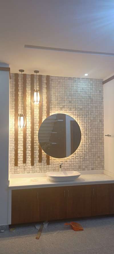 Bathroom, Lighting Designs by Interior Designer Sajeesh Venu, Thrissur | Kolo