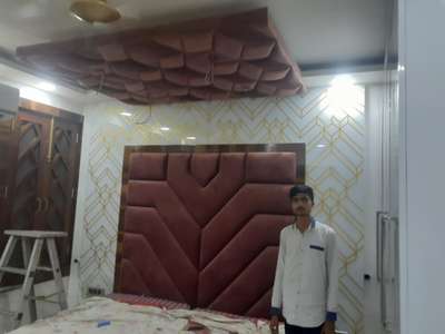 Ceiling, Furniture, Bedroom, Wall Designs by Interior Designer Sofa | Bed | Quilting 🛋️ Zahid and Team, Delhi | Kolo