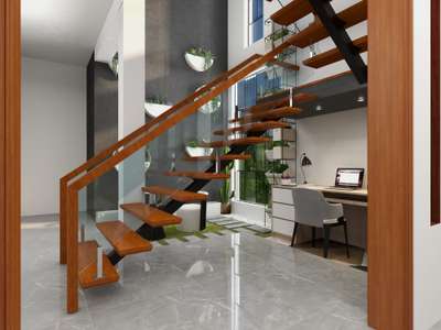 Staircase Designs by Interior Designer ibrahim badusha, Thrissur | Kolo