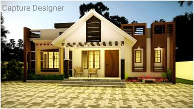Exterior, Lighting Designs by 3D & CAD SPACES  DESIGN STUDIO, Pathanamthitta | Kolo