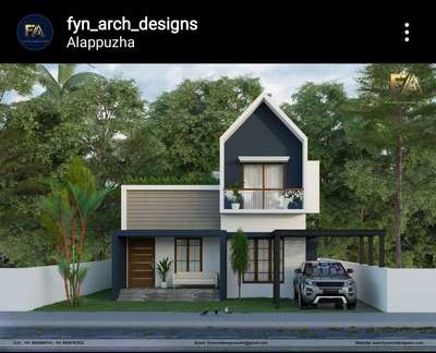 Exterior Designs by Civil Engineer Fyn Arch design studio, Alappuzha | Kolo