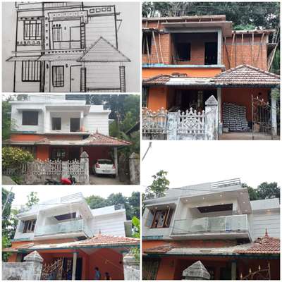 Exterior Designs by Contractor D homes Kerala, Thrissur | Kolo