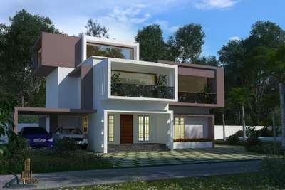 Exterior Designs by Civil Engineer Sterin John, Ernakulam | Kolo