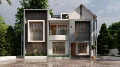 Exterior Designs by Civil Engineer Thahir  Arackappady, Ernakulam | Kolo