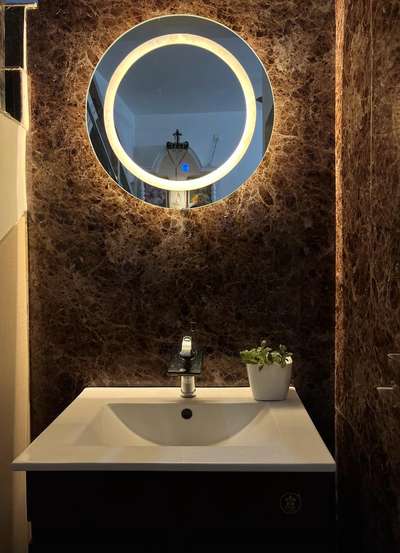 Bathroom, Lighting Designs by Interior Designer Shamsu KT, Kozhikode | Kolo