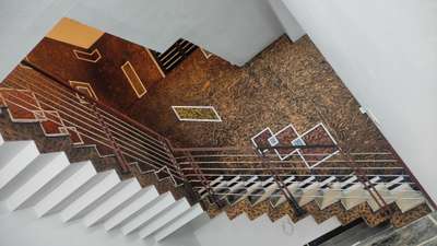 Staircase Designs by Painting Works MUSTHAFA K, Wayanad | Kolo