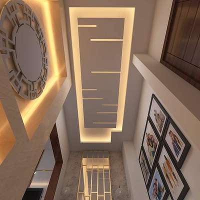 Ceiling, Lighting, Wall Designs by Contractor PVC Gypsum Board  POP Wark, Gurugram | Kolo