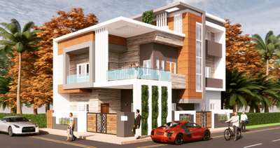 Exterior Designs by Civil Engineer Tarun Kumawat, Udaipur | Kolo