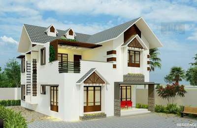 Exterior Designs by Civil Engineer IHA BUILDERS AND INTERIORS, Alappuzha | Kolo