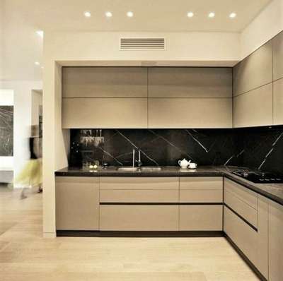 Kitchen, Lighting, Storage Designs by Contractor rohan pal, Delhi | Kolo