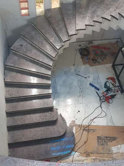 Staircase Designs by Flooring Sandra Sunil, Alappuzha | Kolo
