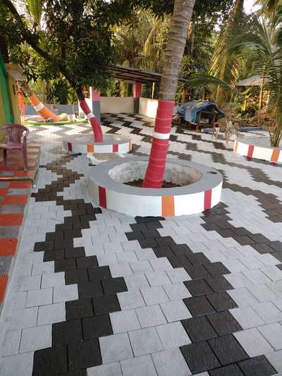 Outdoor, Flooring Designs by Contractor JimmyJose vazhappilly, Thrissur | Kolo