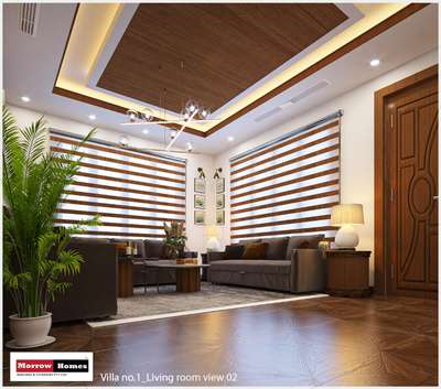 Ceiling, Furniture, Lighting, Living, Table Designs by Architect morrow home designs , Thiruvananthapuram | Kolo