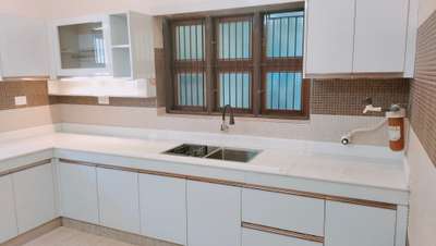 Kitchen, Storage, Window Designs by Contractor muhammed kasim, Kasaragod | Kolo