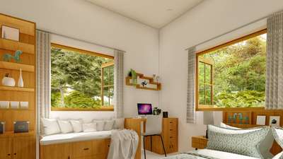 Furniture, Storage, Bedroom, Window Designs by Architect Ar Sneha, Kasaragod | Kolo