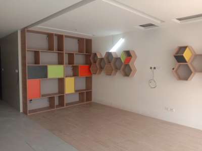 Ceiling, Flooring, Lighting, Storage Designs by Contractor Mahavir Jangid, Jaipur | Kolo