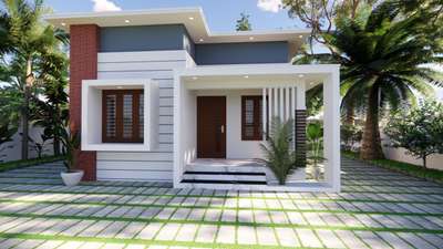 Exterior Designs by Contractor AJMAL T THAJUDEEN, Thiruvananthapuram | Kolo