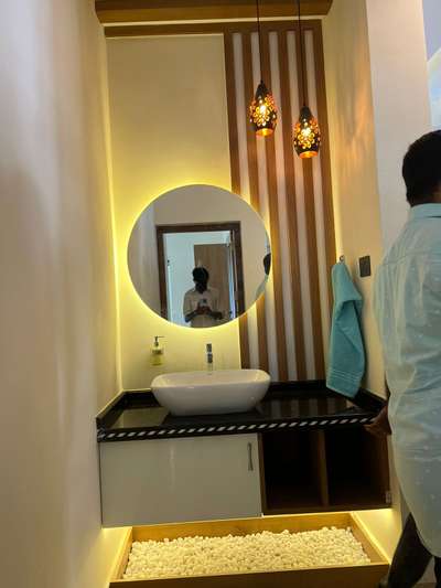 Bathroom, Lighting Designs by Interior Designer Ashok kumar, Kottayam | Kolo