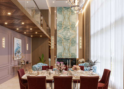 Dining, Furniture, Table, Lighting, Storage Designs by Architect Manvi Jain, Delhi | Kolo