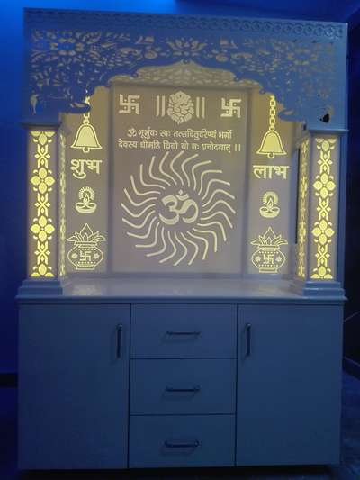 Prayer Room, Storage Designs by Interior Designer SHIV KUMAR MISHRA, Delhi | Kolo