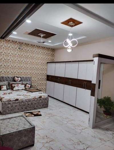 Bedroom, Furniture, Storage, Lighting Designs by Contractor Mohd Salman, Gautam Buddh Nagar | Kolo