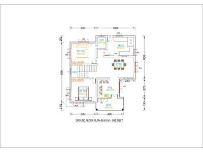 Plans Designs by Interior Designer Jaseela ph, Malappuram | Kolo