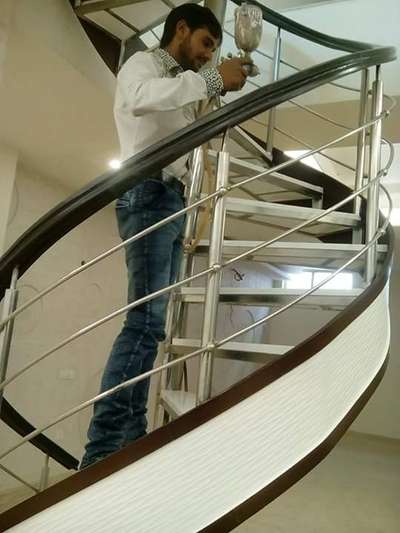 Staircase Designs by Painting Works Md Ajam, Gurugram | Kolo