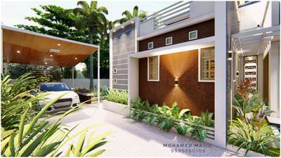 Exterior, Outdoor, Lighting Designs by Civil Engineer Mohamed Majid, Kollam | Kolo