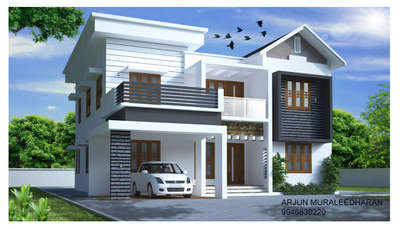 Exterior Designs by Civil Engineer Arjun Muraleedharan, Malappuram | Kolo