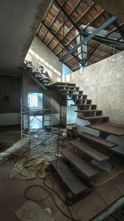 Staircase Designs by Architect Rafeeq Mrt, Malappuram | Kolo