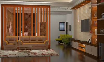 Living, Furniture, Storage, Table, Lighting Designs by Interior Designer Bharath Karrekatt, Thrissur | Kolo