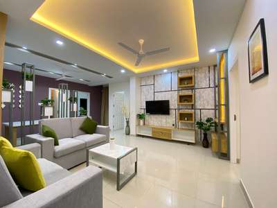 Ceiling, Furniture, Lighting, Living, Storage, Table Designs by Interior Designer prinsha  rehman, Thrissur | Kolo