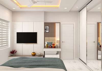 Bedroom, Furniture, Storage, Lighting, Ceiling Designs by Interior Designer ✎﹏﹏ARAVIND  CS﹏﹏, Alappuzha | Kolo