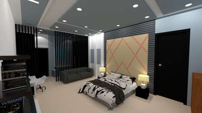 Furniture, Bedroom, Ceiling, Lighting, Storage Designs by Architect Satish Kumar  Maurya, Delhi | Kolo