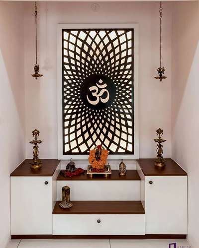 Prayer Room, Storage Designs by Interior Designer KUMBH  INTERIORS, Jaipur | Kolo