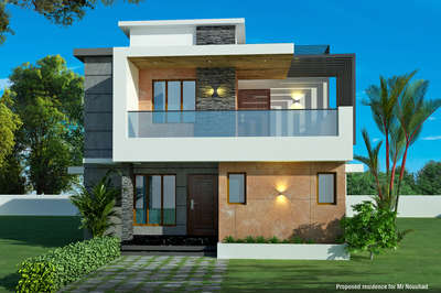 Exterior Designs by Civil Engineer Ashik A, Palakkad | Kolo