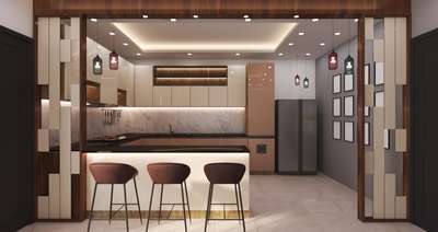 Ceiling, Kitchen, Lighting, Storage Designs by 3D & CAD Sahil studio, Faridabad | Kolo