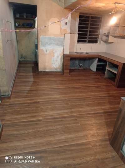 Kitchen, Lighting, Storage, Flooring Designs by Flooring Rafeek  Cta, Thrissur | Kolo