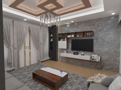 Ceiling, Living, Lighting, Storage Designs by 3D & CAD jslee 3d  designer, Jaipur | Kolo