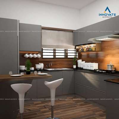 Kitchen, Storage, Window, Furniture Designs by Architect 𝓑ꪖ𝘴ꫝꫀꫀ𝘳 ᦔꪶꪖꪜꪖ, Thrissur | Kolo