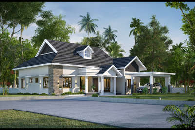 Exterior Designs by 3D & CAD Sunil Kumar, Ernakulam | Kolo