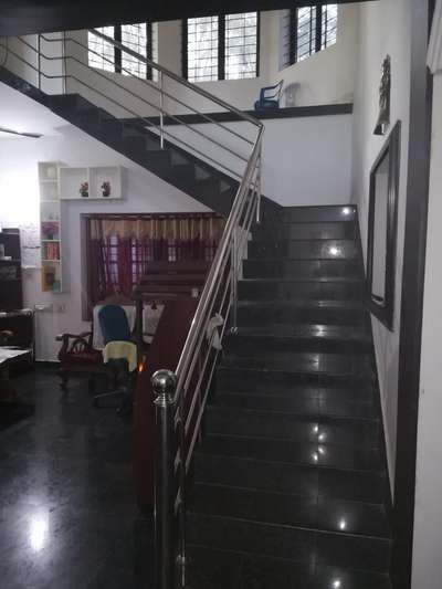 Storage, Staircase, Window, Living, Furniture Designs by Contractor Vijayan P N, Ernakulam | Kolo