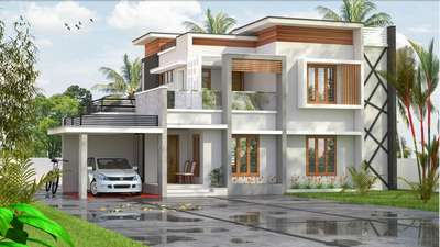 Exterior Designs by 3D & CAD albin katampazhipuram , Palakkad | Kolo
