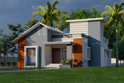 Exterior Designs by 3D & CAD MUHAMED NIZAR, Ernakulam | Kolo