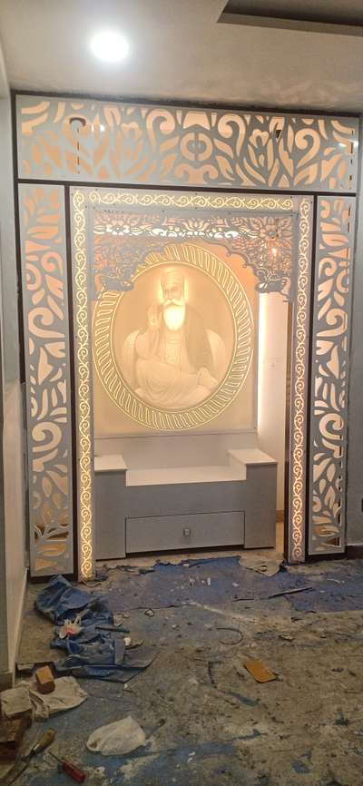 Prayer Room, Storage Designs by Carpenter Mdshahid Shahid, Delhi | Kolo