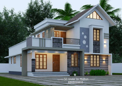 Exterior, Lighting Designs by 3D & CAD Midhun A M, Thrissur | Kolo