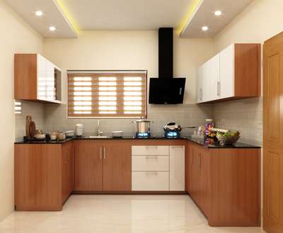 Kitchen, Lighting, Storage Designs by Interior Designer DALIBA  INTERIOR, Kollam | Kolo