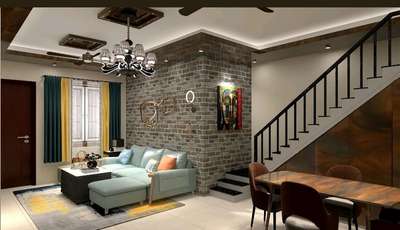 Furniture, Table, Staircase, Lighting, Living Designs by Electric Works julfkar Malik, Delhi | Kolo