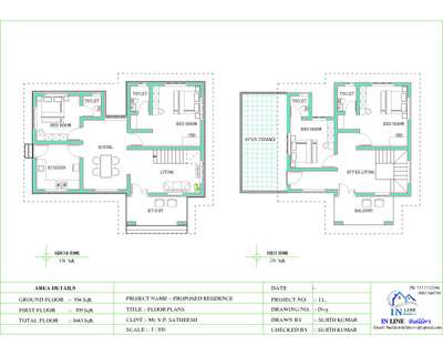 Plans Designs by Civil Engineer Sujith Kumar, Palakkad | Kolo
